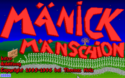 Manick Manschion Title Screen