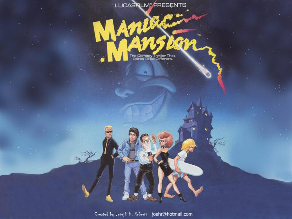 Maniac Zombies Maniac Mansion Game Media