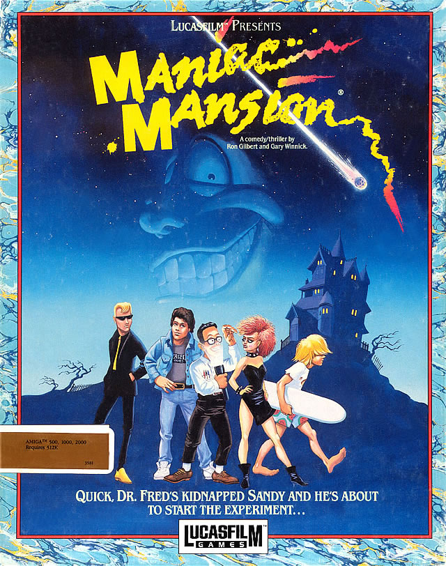 Maniac Mansion Box Art